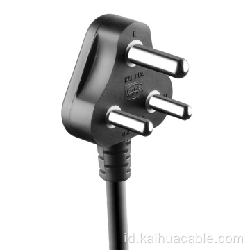 2 Pin Plug dengan kabel kabel Listrik AC